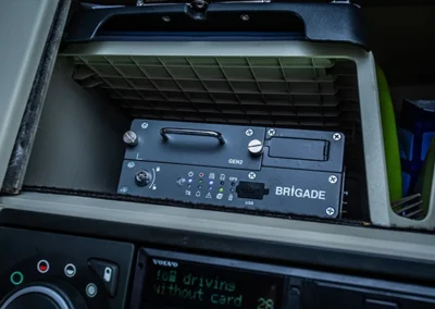 Brigade тоног төхөөрөмжтэй Дэвисийн ачааны машин