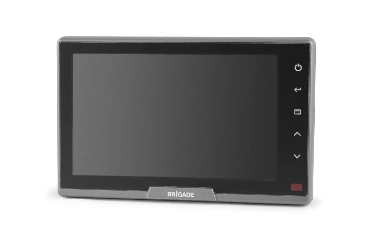Brigade BE-970WFM Elite 7" IP69K Quad Monitor