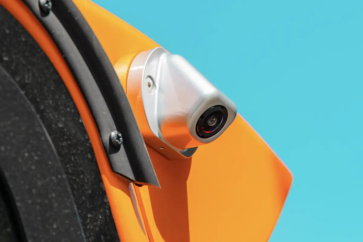 Brigade Backeye®360 camera mounted to a road sweeper