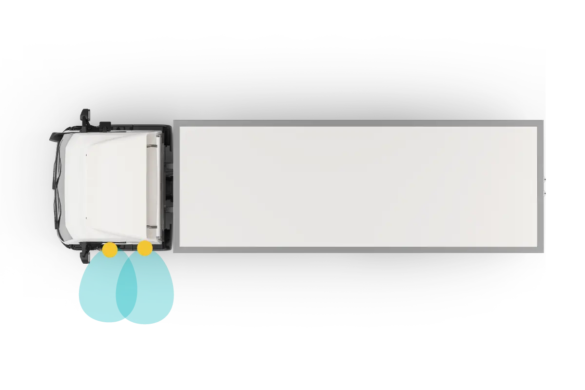 Brigade Stepscan™ nearside step blind spot sensor detection system