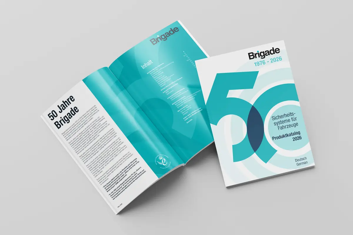 Brigade 50. Produktkatalog – Entwurf – Englisch