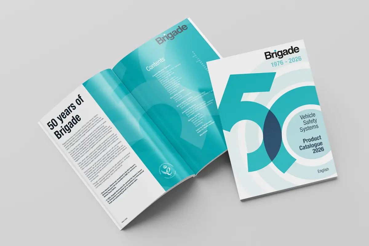 Brigade 50. produktkatalog – utkast – engelsk