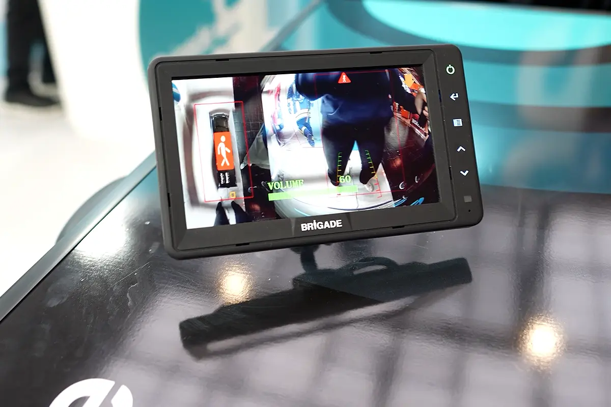 Brigade monitor showing Backeye®360 ai